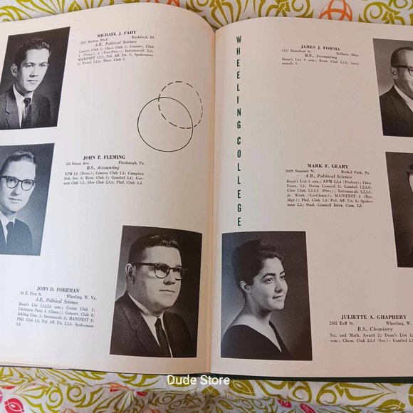 1962 Wheeling College Yearbook - Wheeling, West Virginia now Wheeling University - Picture 9 of 10